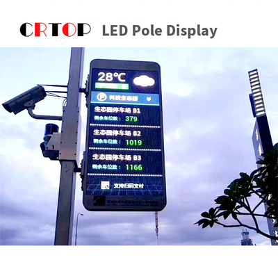 フル カラーP4mmの街灯のポーランド人屋外LED表示スマートなHD