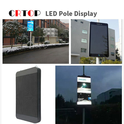 LED表示1920Hzを広告している街灯柱P4mmリフレッシュ レートを